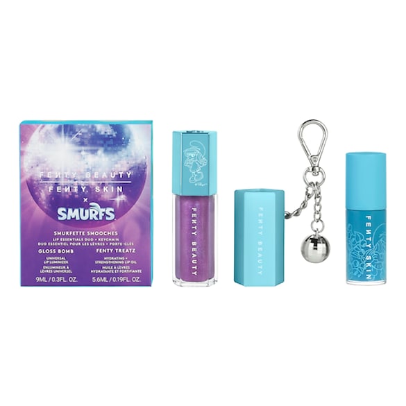 Smurfette Smooches - Lippen-Duo + Schlüsselanhänger, FENTY BEAUTY